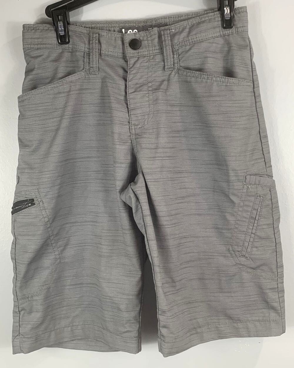 Lee Boys 14R Gray Bathing Suit Shorts with Pockets